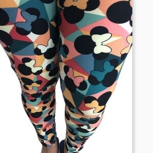 Lularoe Disney Minnie Mouse Leggings Size OS